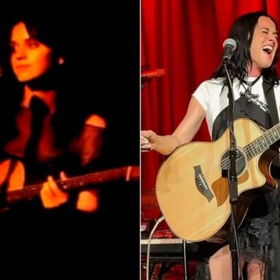Katy Perry volta ao bar onde se apresentou antes da fama e canta seu hit