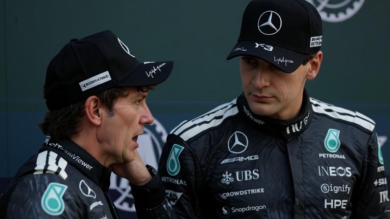 George Russell e Kimi Antonelli lideram o campeonato de pilotos pela Mercedes