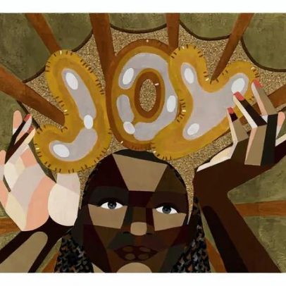 Derrick Adams instala retrato monumental de Koyo Kouoh na Bienal de Veneza