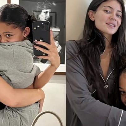 Kylie Jenner prepara café da manhã com a filha