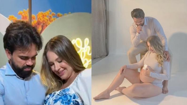 Aos 40 anos , ex-BBB Patrícia Leitte comemora chegada à reta final da gravidez após complicações no passado — Foto: Reprodução/Instagram