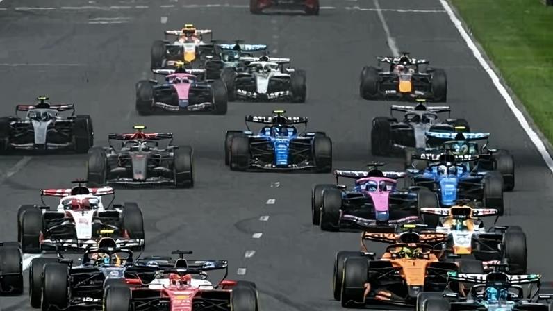 Largada do GP da Austrálida de Fórmula 1