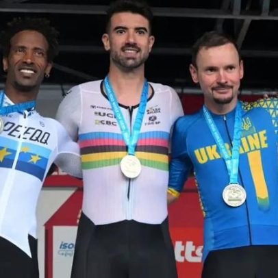 Lauro Chaman conquista ouro em etapa da Copa do Mundo de ciclismo
