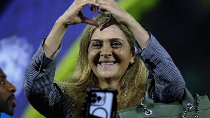 Leila Pereira, presidente do Palmeiras