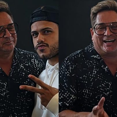 Leonardo fica surpreso ao encontrar sósia do filho