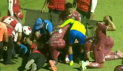 Jogador brasileiro sofre fratura exposta em Honduras