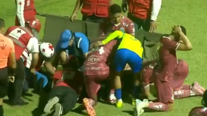 Romário da Silva sofreu uma fratura exposta durante jogo do Campeonato Hondurenho