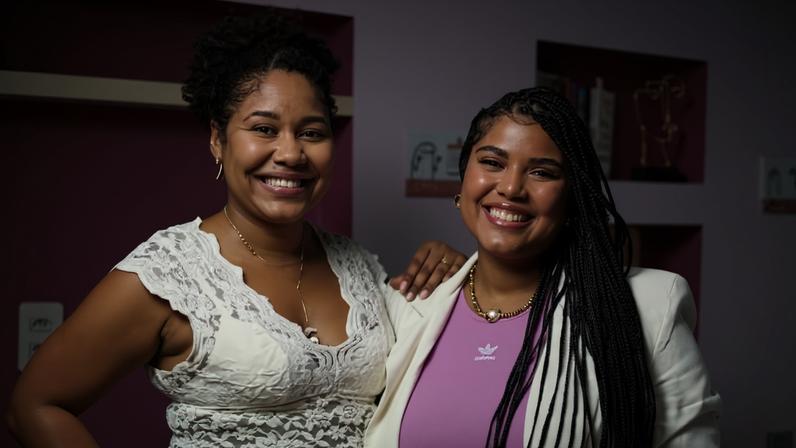 Letícia Sotero e Dayane Oliveira, fundadoras da agência Asminas — Foto: Divulgação