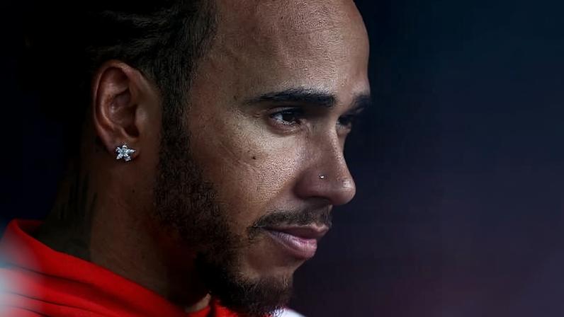 Lewis Hamilton, da Ferrari, no GP do Japão