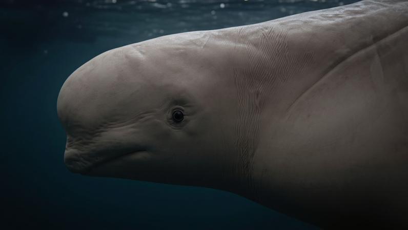 Duas das quatro baleias-beluga analisadas demonstraram grande interesse pelo próprio reflexo no novo estudo