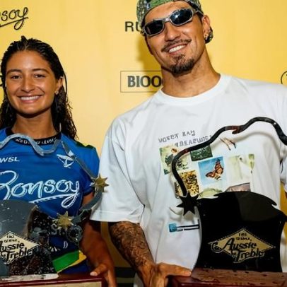 Surfe: Etapa inédita consolida liderança dupla do Brasil no Circuito Mundial