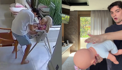 Lucas Bley socorre filha em engasgo com Lucas Rangel; cada segundo conta