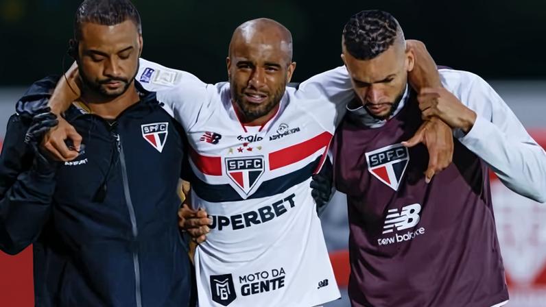 Lucas se lesionou contra o Bahia