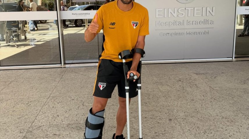 Lucas recebe alta após cirurgia — Foto: Reprodução / Instagram