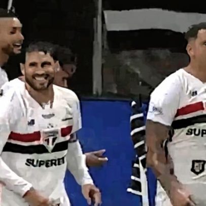 Luciano marca, chuta bandeira de escanteio e gera confusão em clássico