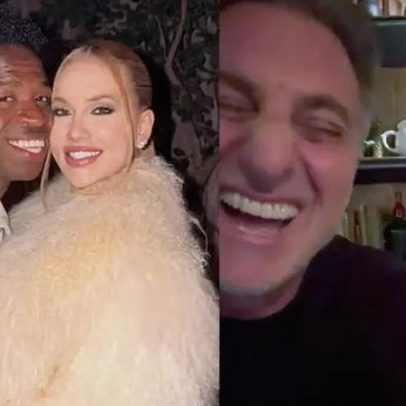 Luciano Huck janta com Vini Jr. em Madri e manda recado a Virginia