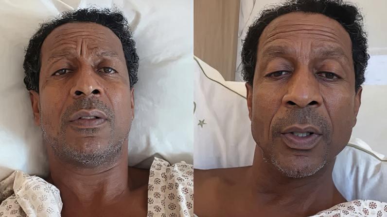 Ator Luís Miranda faz apelo para que seguidores cuidem da saúde