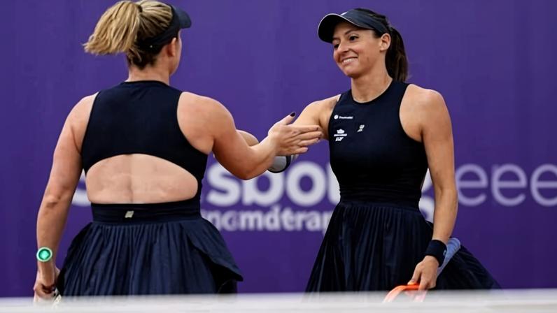 Luisa Stefani e Gabriela Dabrowski no WTA 500 de Estrasburgo, na França