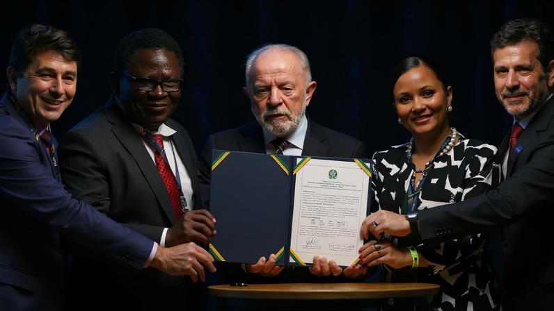 Brasília (DF), 25/05/2026 - O presidente Luiz Inácio Lula da Silva participa da cerimônia de abertura do 1º Fórum de Reitores Brasil-África.