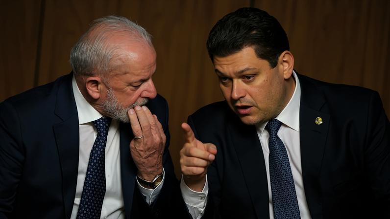 Lula e Davi Alcoumbre