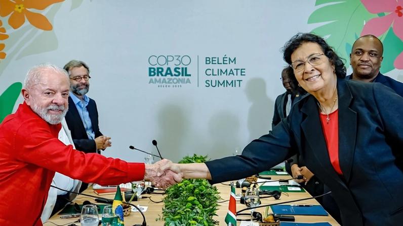 Presidente da República, Luiz Inácio Lula da Silva, durante reunião bilateral com a Presidenta da República do Suriname, Jennifer Geerlings-Simons