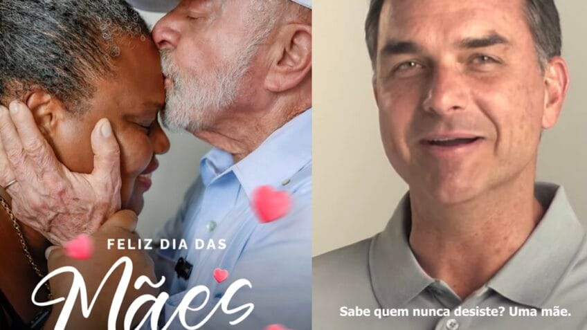 Lula, Flávio e políticos compartilham mensagens de Dia das Mães