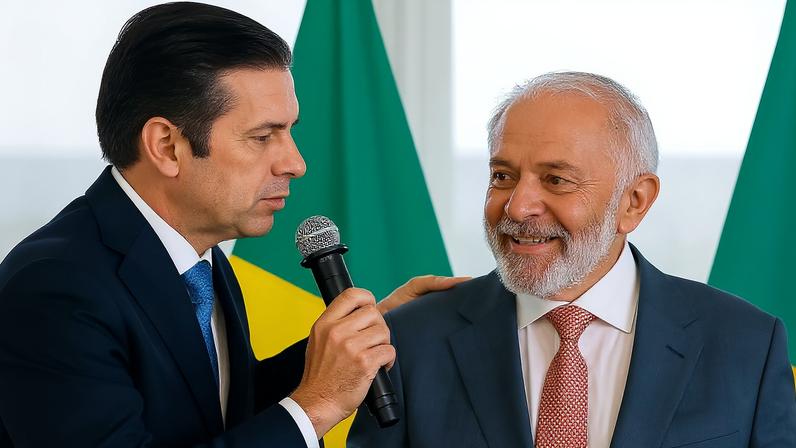 Presidente Lula e Hugo Motta (Republicanos-PB)