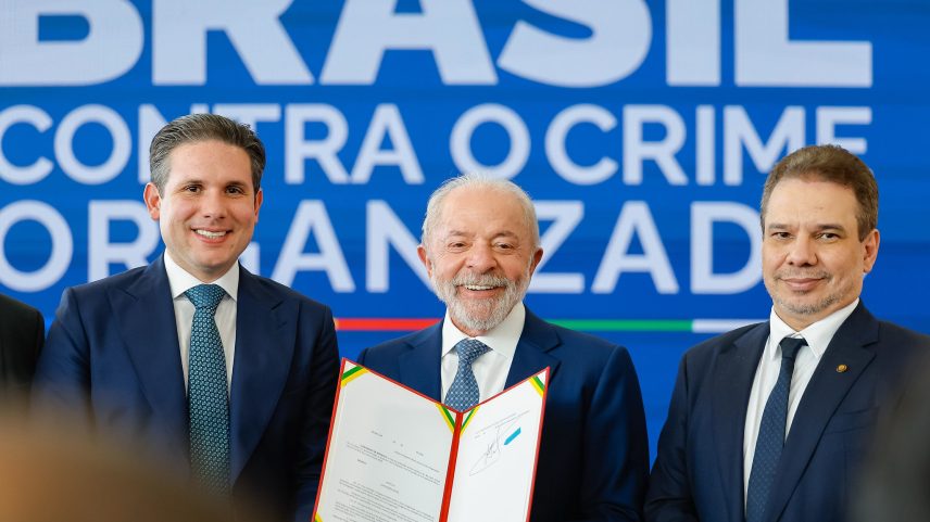 Presidente Lula no lançamento do Programa Brasil contra o Crime Organizado