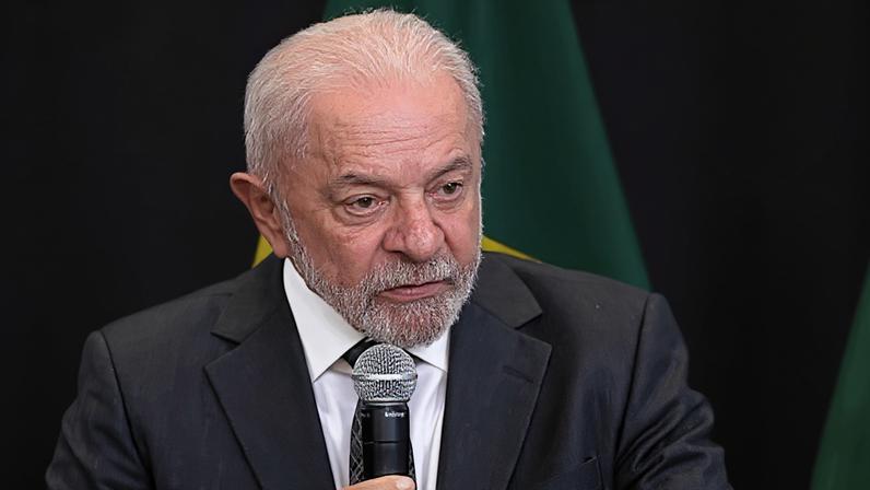 No texto, o Planalto afirma que "a soberania nacional é inegociável"; na imagem o presidente Luiz Inácio Lula da Silva (PT)
