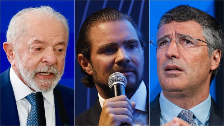 Lula recomendou a Daniel Vorcaro (centro) em 4 de dezembro de 2024 que não vendesse o Master por R$ 1 para André Esteves, do BTG Pactual