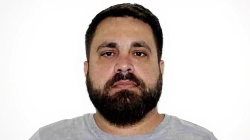Manoel Mendes Rodrigues, de 43 anos, conhecido como Manolo Dom, preso pela Polícia Federal — Foto: Reprodução