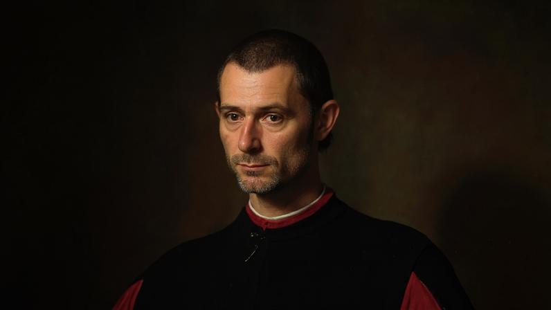 Detalhe de retrato de Nicolau Maquiavel pintado por Santi di Tito. (Foto: Wikimedia Commons/Domínio público)