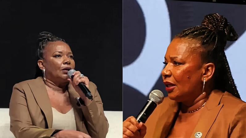 Ministra Margareth Menezes durante painel no Rio2C