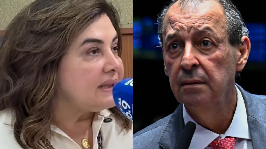 A empresária Maria do Carmo Seffair (PL); e o senador Omar Aziz (PSD)