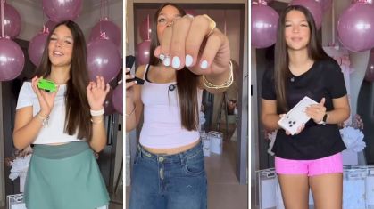 Neta de Leonardo mostra presentes luxuosos de 15 anos