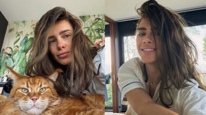 Carolina Dieckmmann surge sem maquiagem em clique intimista — Foto: Reprodução/Instagram