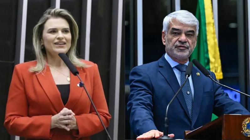 A ex-deputada Marília Arraes e o senador Humberto Costa (Kayo Magalhães/Câmara dos Deputados e Waldemir Barreto/Agência Senado)