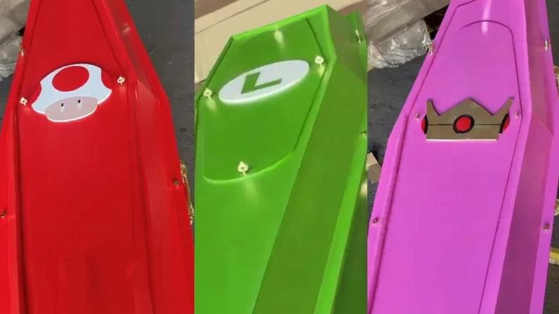 Funerária brasileira fabrica caixões do Super Mario e fãs temem processo sem autorização