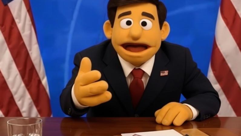 Cuba divulga vídeo de marionete de Marco Rubio, secretário de Estado dos Estados Unidos, explicando lista sobre como fazer um país pedir para ser invadido