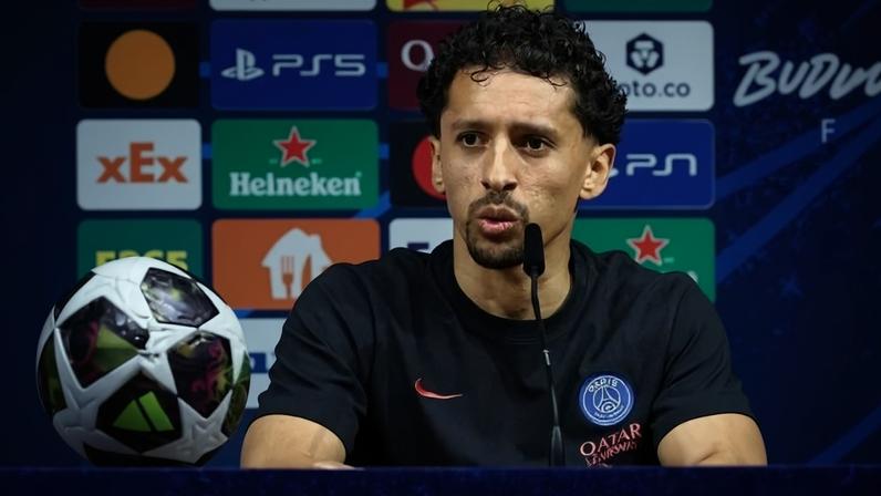 Marquinhos participa de coletiva antes da final da Champions