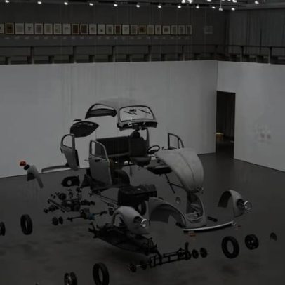 Exposição de Damián Ortega no MASP mostra fusca suspenso e grandes instalações