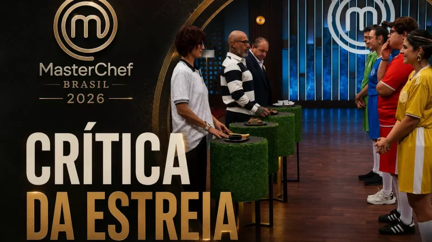 MasterChef Brasil 2026 estreia com fôlego renovado e mostra que a Band ainda sabe transformar competição culinária em grande evento de TV