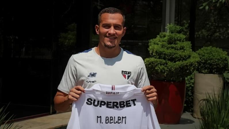 Matheus Belém tem contrato com o São Paulo até dezembro de 2026