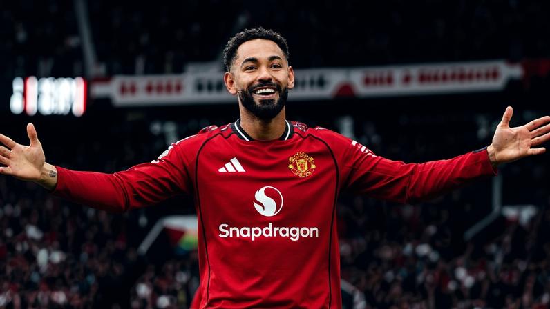 Matheus Cunha, atacante do Manchester United — Foto: Reprodução/Redes sociais