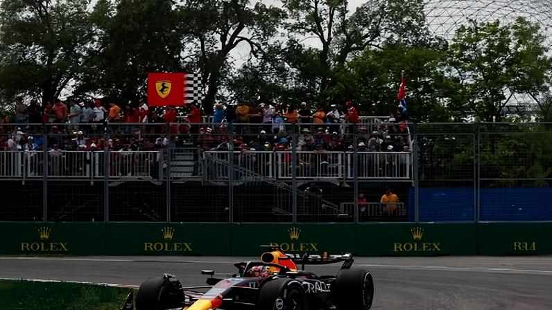 Max Verstappen, da Red Bull, durante o GP do Canadá de 2023