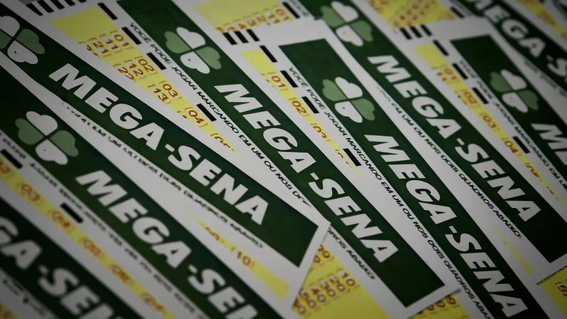 Cartela de aposta da Mega-Sena