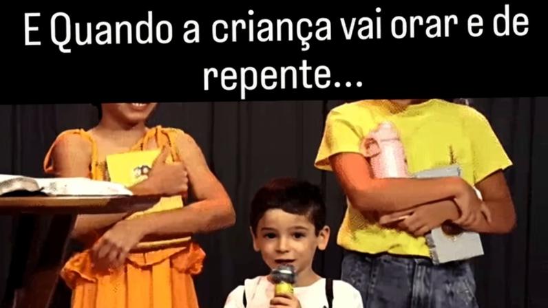 Menino faz oração por ida de Neymar para a Copa do Mundo 2026