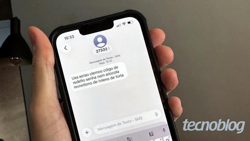 Em breve, Microsoft deixará de enviar SMS como este (imagem: Emerson Alecrim/Tecnoblog)