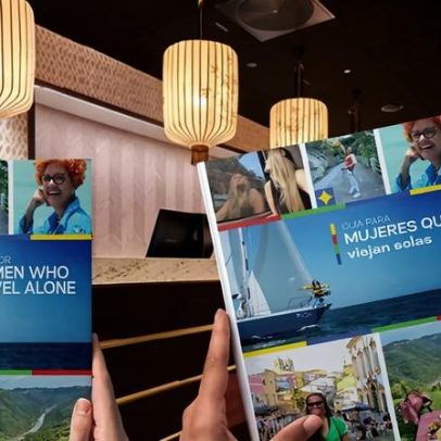 Guia para mulheres que viajam sozinhas ganha versões em inglês e espanhol