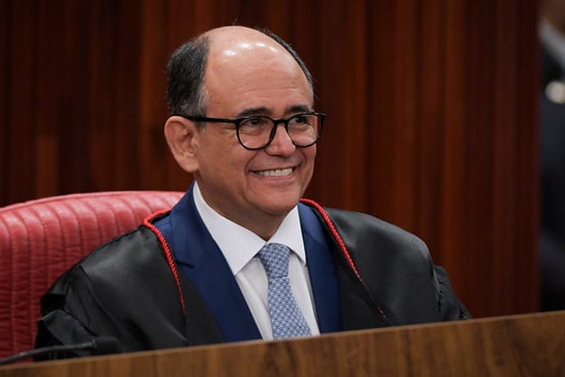 O ministro Antonio Carlos Ferreira, corregedor-geral eleitoral, durante sessão do STJ